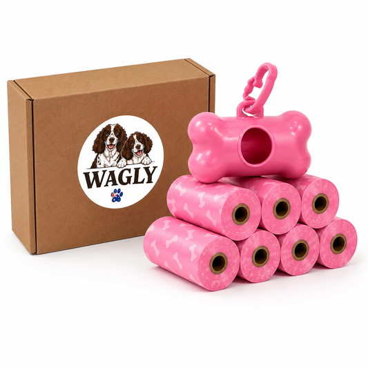 Wagly Poo Bag & Bone Bundle (10 rolls)