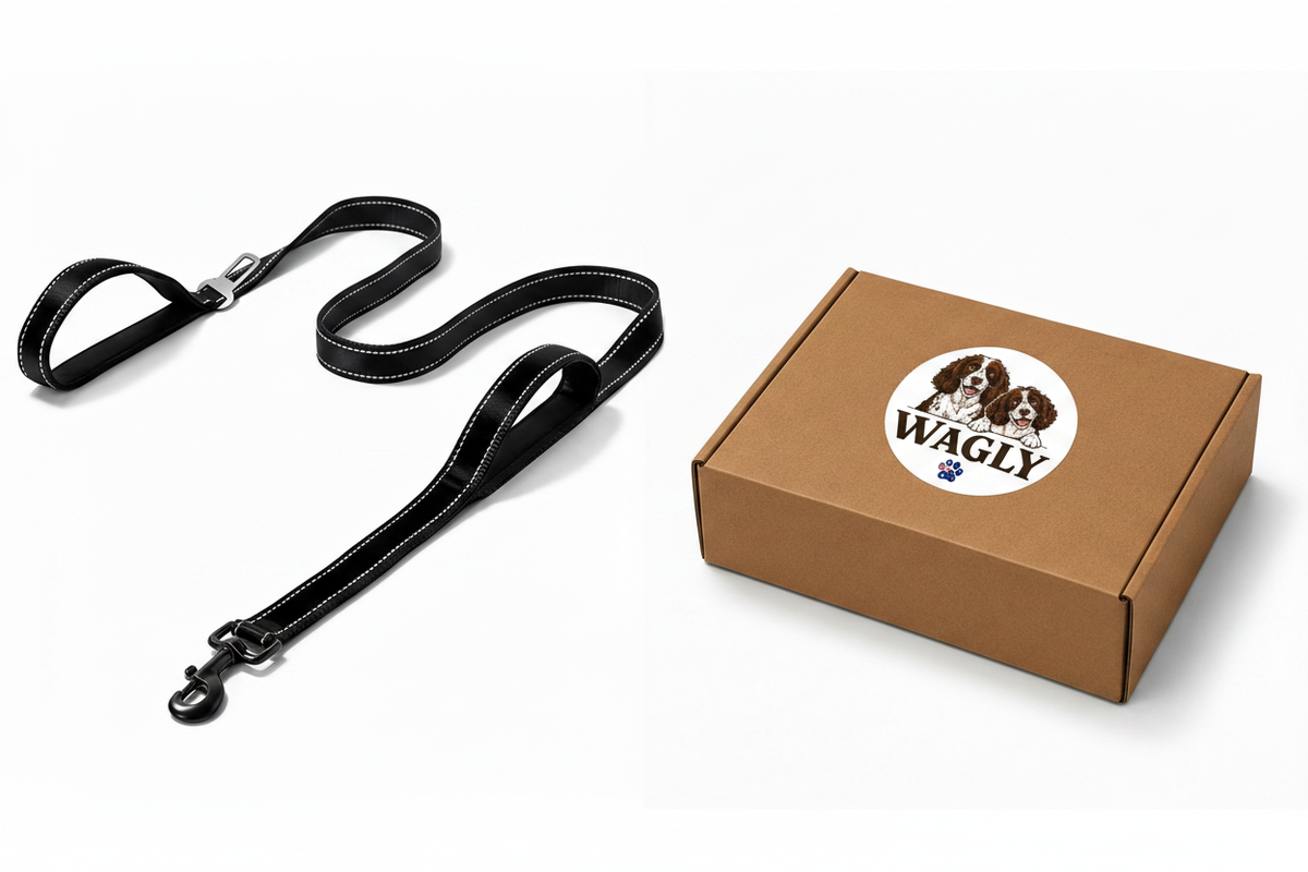 Wagly Leash and Box Combined